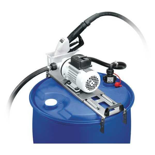 Electric Operated Drum Pump,  120VAC,  9 GPM,  43/64 HP,  Cast iron