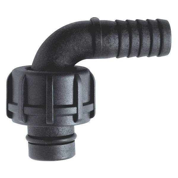 Hose Tail 90 deg. Adapter, 3" L