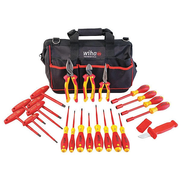 Insulated Tool Set, 22 Pieces, 1000VAC Max