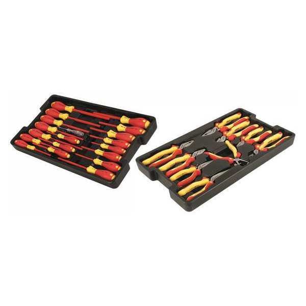Insulated Tool Set, 28 Pieces, 1000VAC Max