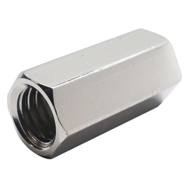 Coupling Nut,  M8-1.25,  316 Stainless Steel,  Not Graded,  NL-19,  24 mm Lg,  13 mm Hex Wd,  10 PK