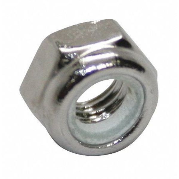 Nylon Insert Lock Nut,  M6-1.00,  18-8 Stainless Steel,  Not Graded,  NL-19,  6 mm Ht,  50 PK