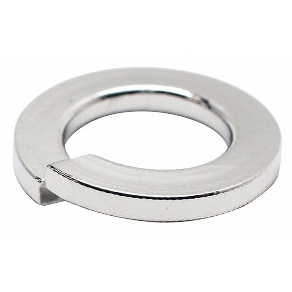 Split Lock Washer,  Fits Bolt Size 1/4 in 316 Stainless Steel,  NL-19 Finish,  100 PK