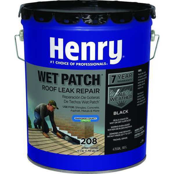 Roof Leak Repair,  5 gal,  Pail,  Black