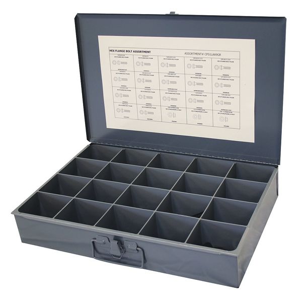 Flange Bolt Assortment,  Steel,  Black Oxide Finish