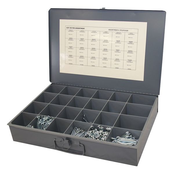 Pin Assortment, Low Carbon Steel, 2306 pcs