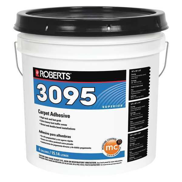 Floor Adhesive,  3095 Series,  Beige,  4 gal,  Pail