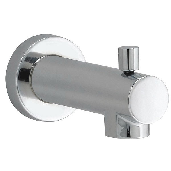 Serin Slip-On Dvrter Tub Spout,  Polished Chrome,  Wall