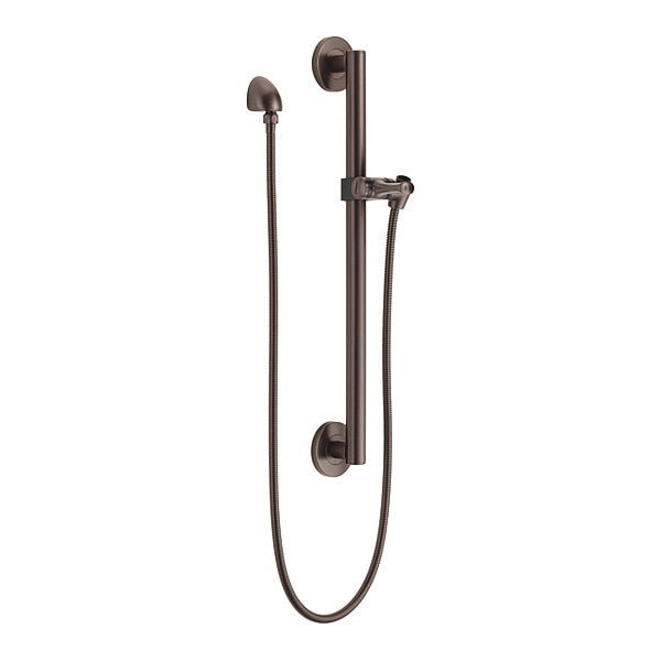 27.5 L,  Faucet,  Adjust, Silde Grab Bar, Assemb wElbow,  Venetian Bronze