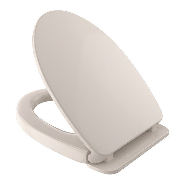 Toilet Seat, Elongated, Sedona Beige,  With Cover,  polypropylene