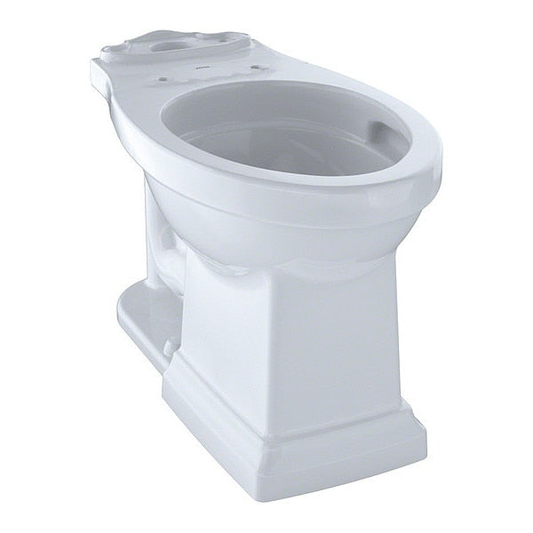 Toilet Bowl,  1.0 gpf,  Floor Mount,  Elongated,  Cotton