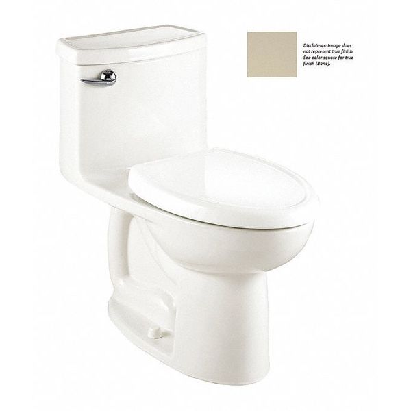 Compct Cadet3 Fwise 1 Pc Toilet Bon,  1.28 gpf,  Cadet Flushing System,  Floor Mount,  Elongated,  Bone