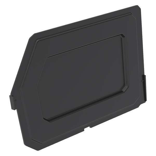 Plastic Divider,  Black,  10 7/64 in L,  Not Applicable W,  5 31/32 in H