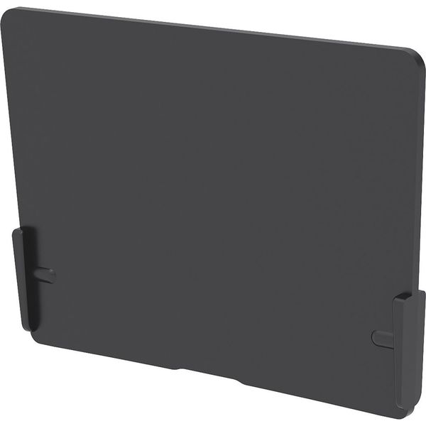Plastic Divider,  Black,  3 9/64 in L,  Not Applicable W,  2 7/32 in H