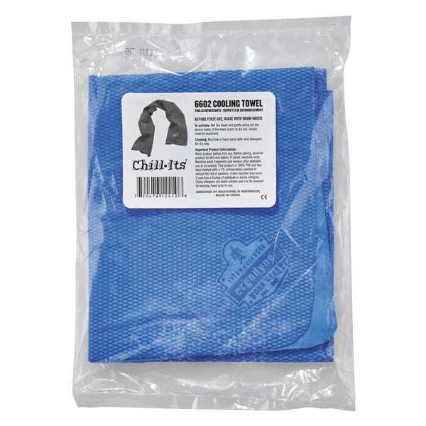 Cooling Towel, Blue, 13"L x 29-1/2"W, PK50