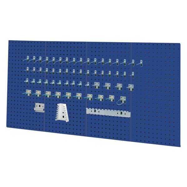 Pegboard Kit, Classic Blue, 36" H, Steel