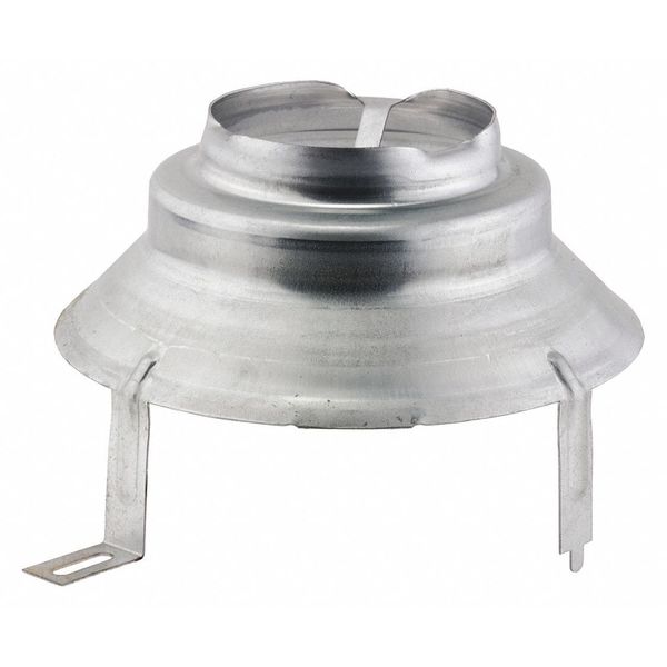 Vent Hood,  3 in/4 in Connection Size,  Vertical Mount,  50 ft Venting Distance,  5.95 in Overall Lg