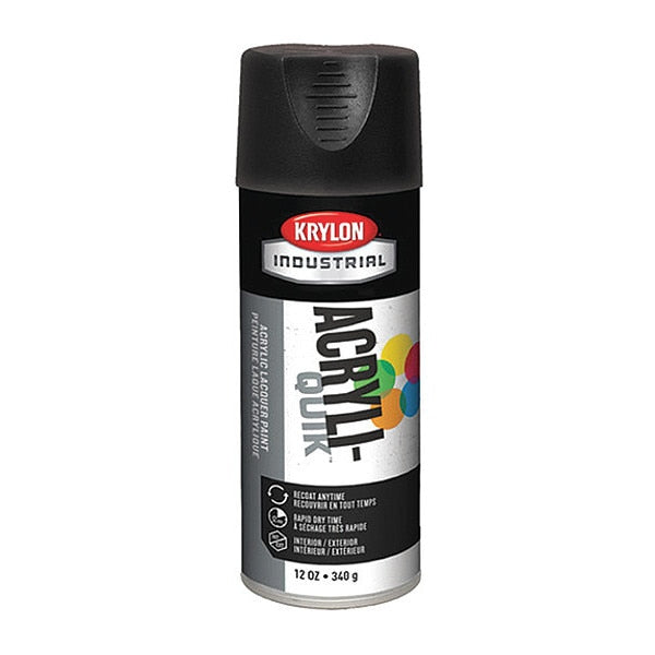 Spray Paint,  Ultra Black,  Ultra-Flat,  12 oz