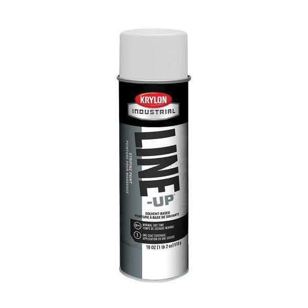 Pavement Striping Paint,  18 oz.,  Highway White,  Solvent -Based