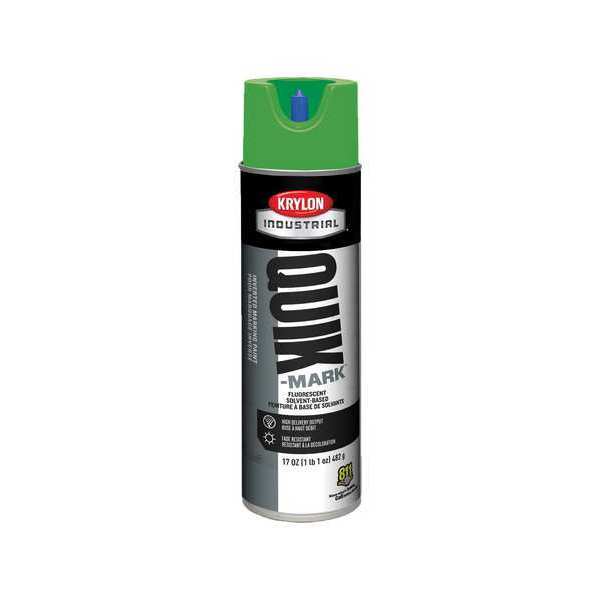 Inverted Marking Paint,  17 oz.,  Fluorescent Green,  Solvent -Based