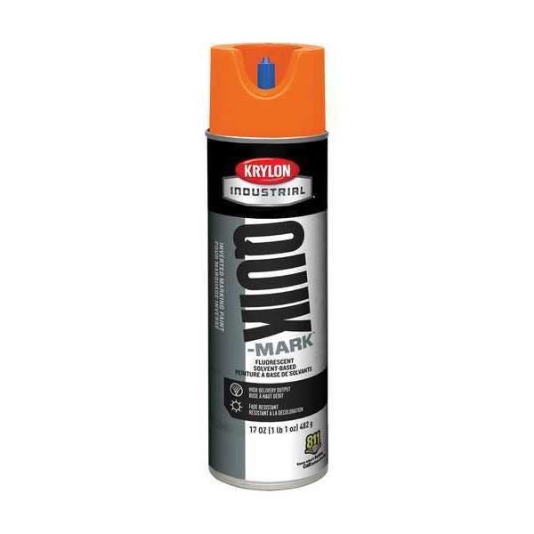 Inverted Marking Paint,  17 oz.,  Fluorescent Orange,  Solvent -Based
