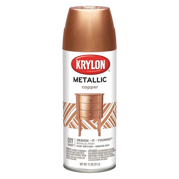 Metallic Spray Paint, Copper Metallic, Metallic, 11 oz