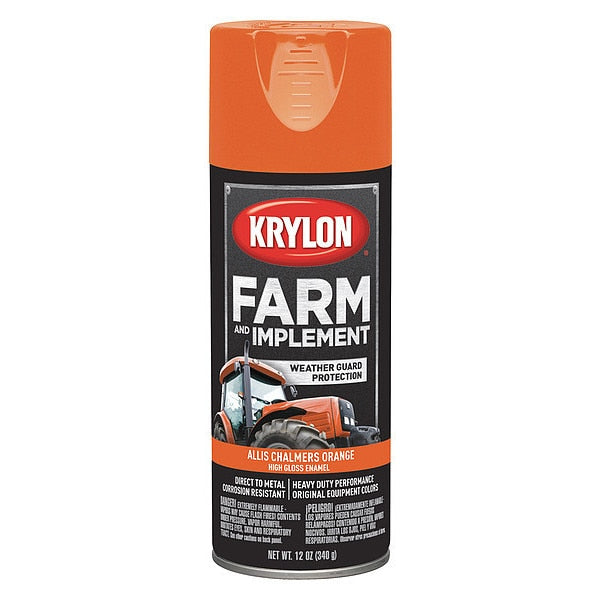 Spray Paint,  Allis Chalmers Orange,  High-Gloss,  12 oz