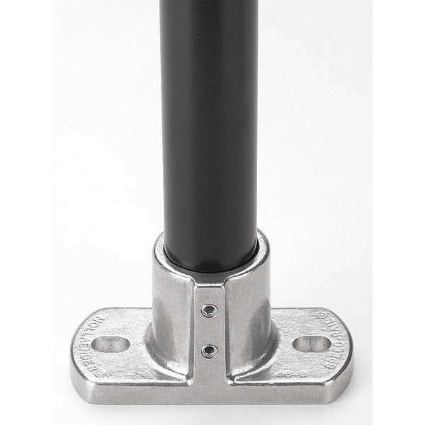 Structural Pipe Fitting,  Rectangular Flange,  Aluminum,  1.25 in Pipe Size,  32510 lb Tensile Strength