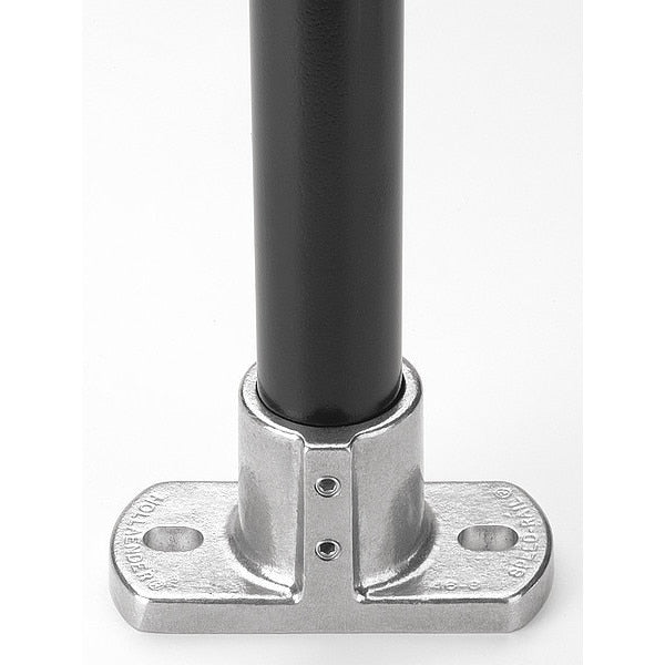 Structural Pipe Fitting,  Rectangular Flange,  Aluminum,  1.5 in Pipe Size,  32510 lb Tensile Strength