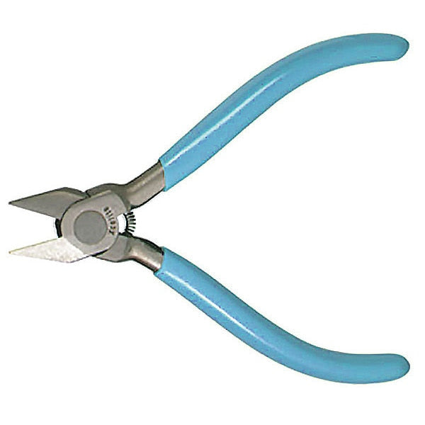 4 in Diagonal Cutting Plier Semiflush Cut Oval Nose Uninsulated