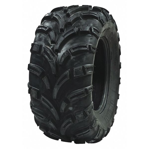 ATV Tire, Rubber, Size 25X10-12, 6 Ply