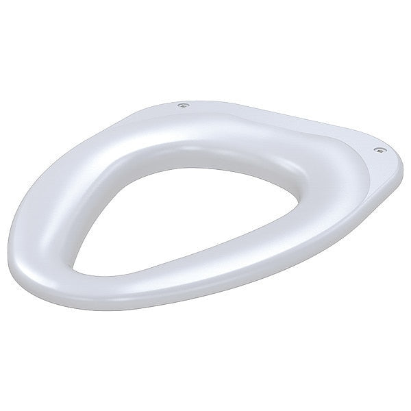 Toilet Seat,  Without Cover,  Plastic,  Elongated,  White