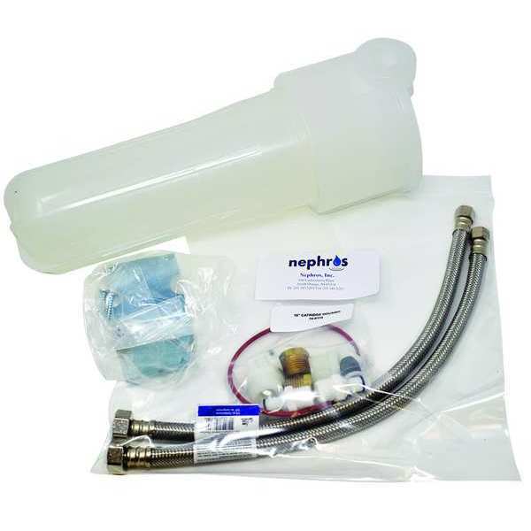 Filter Housing, 4" H, 2 1/2" Dia, White