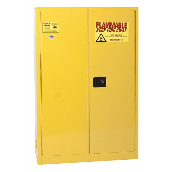 Flammable Liquid Safety Cabinet, Yellow