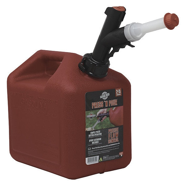 2 gal Red Plastic Gas Can