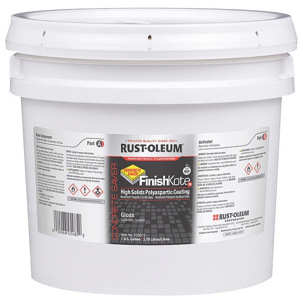 Floor Coating Kit, Gloss, 1 gal.