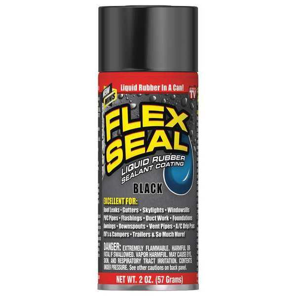 Leak Sealer, 2 oz, Rubber Base, Black