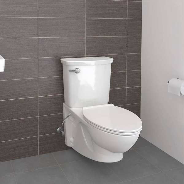 Wall Mount Gravity Toilet Bowl,  1.28 gpf,  Elongated Bowl,  ADA Compliance,  Antimicrobial,  White