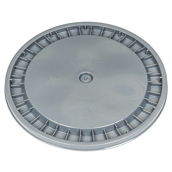 Plastic Pail Lid, Gray, Plastic