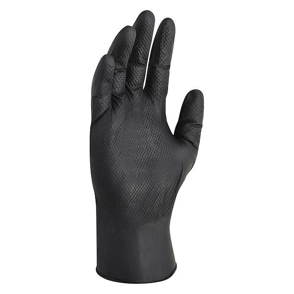 Disposable Glove,  Nitrile,  Black,  XL,  90 PK