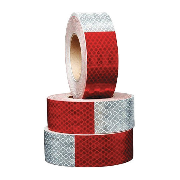Conspicuity Reflective Tape, 100 Strips,  2" X 150' Every 18"
