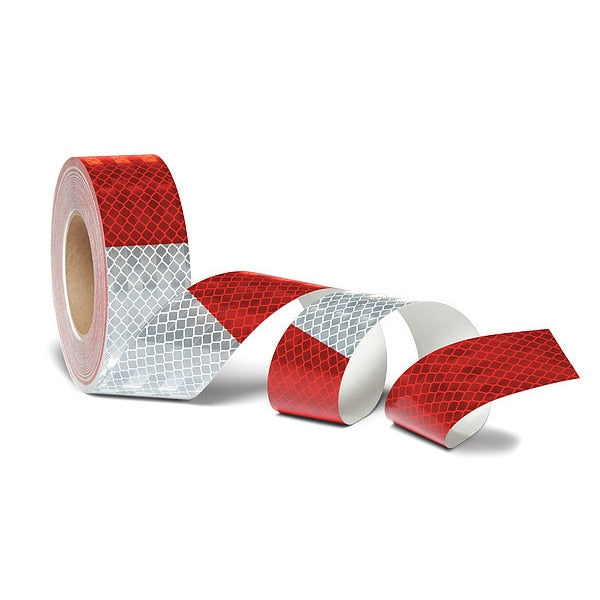 Reflective Tape, Red/White