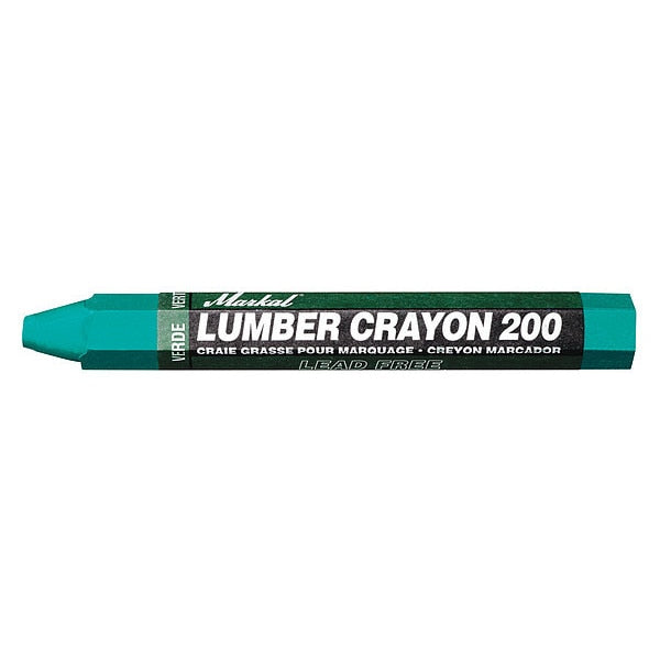 Lumber Crayon, Greens Color Family, PK12