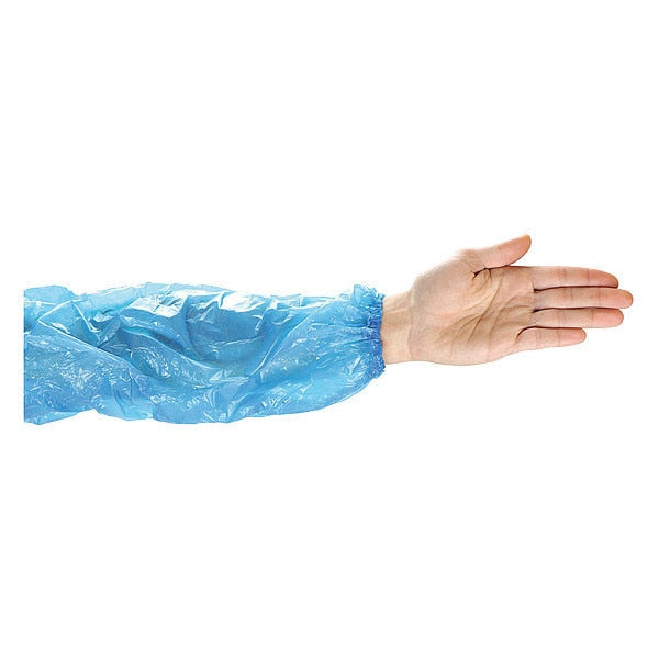 Disposable Sleeve, Blue, 18" L, PK1000