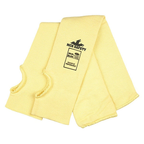 Cut-Resistant Sleeve, Yellow, L Size