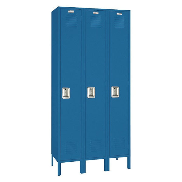 Wardrobe Locker,  (1) Tier,  (3) Wide,  Steel,  36 in W,  15 in D,  78 in H