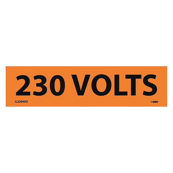 Electrical Marker,  230 Volts,  Pk25