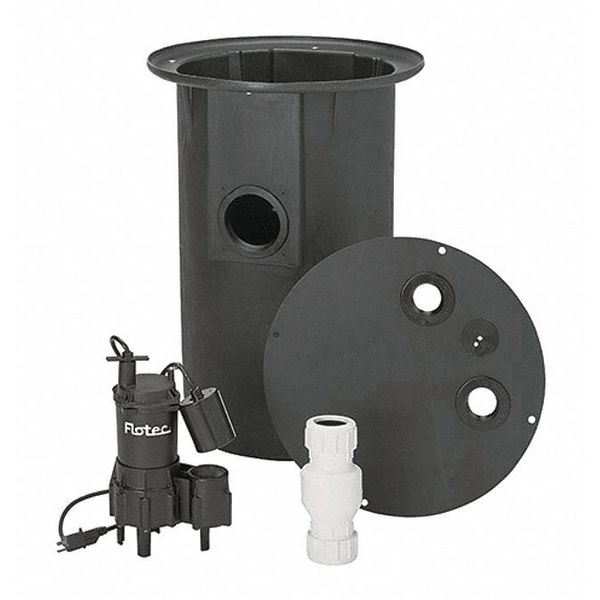 Sewage Pump System 4/10HP,  115V