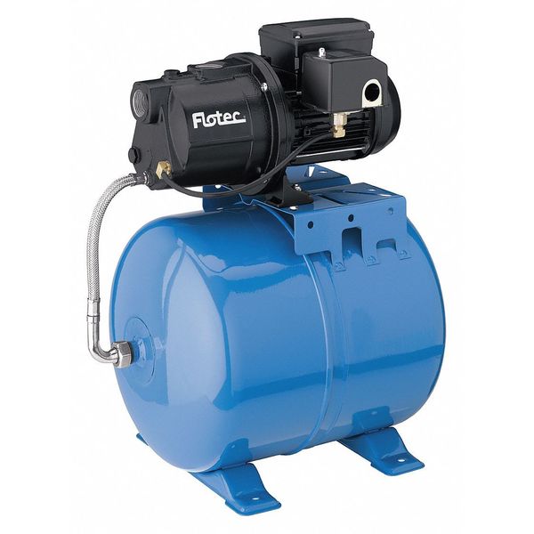 Jet Pump,  Tank System,  Cast Iron,  1/2HP