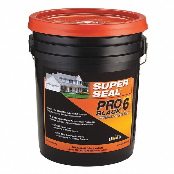 Pro Black 6 Driveway Sealer,  4.75 gal.